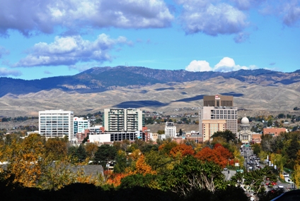 Boise, Idaho, Skyline and Natural Surroundings
