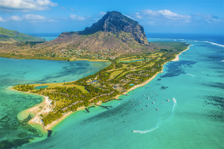 Mauritius Aerial Photo adapted from image at state.gov
