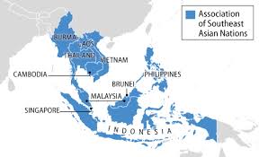 Map of Southeast Asia and ASEAN, adapted from CRS image at congress.gov