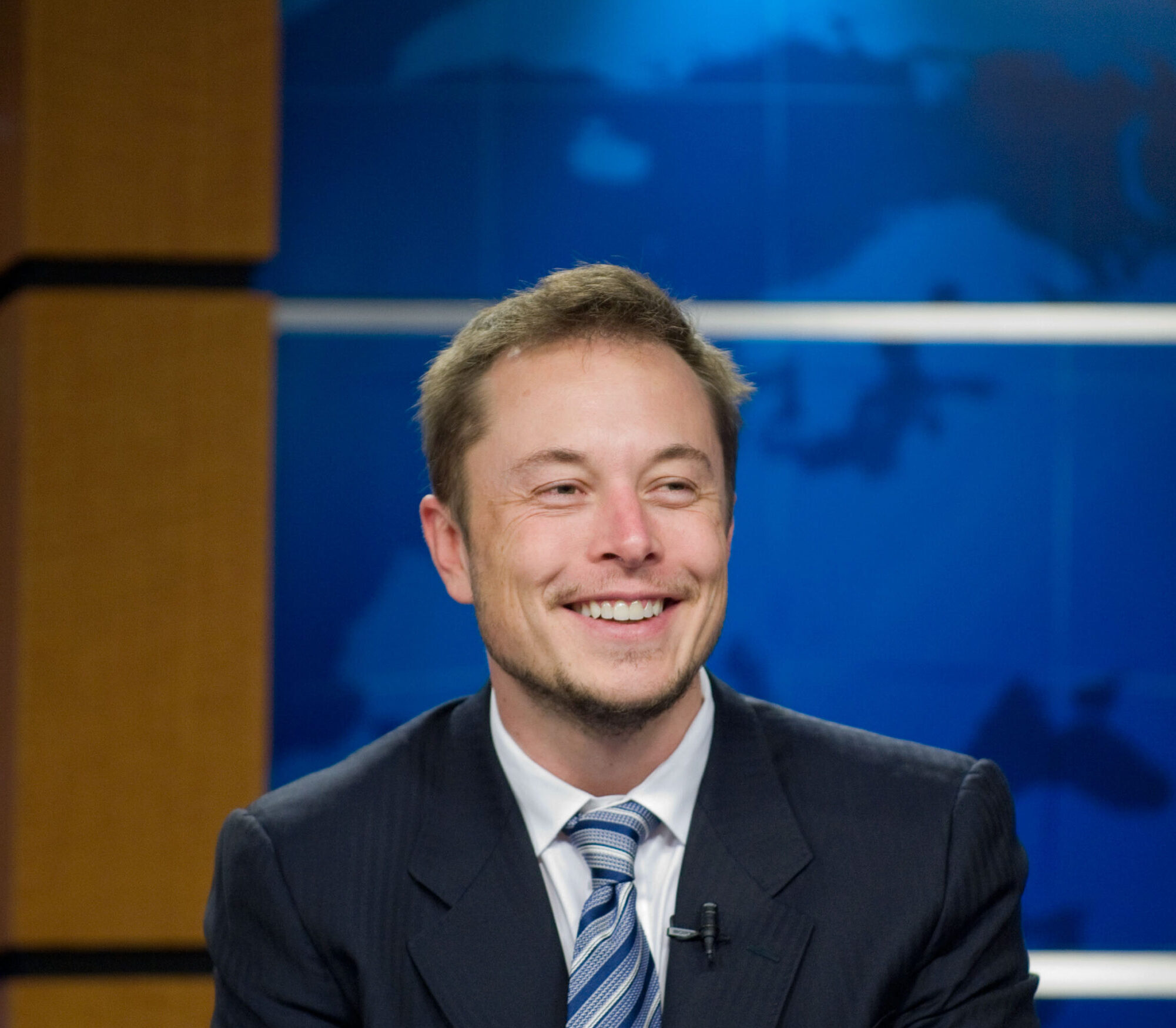 Elon Musk file photo adapted from nasa.gov image