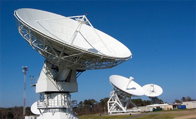 Satellite Dishes file photo adapted from .gov image