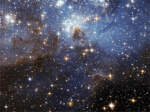 Outer Space with many stars, adapted from .gov image