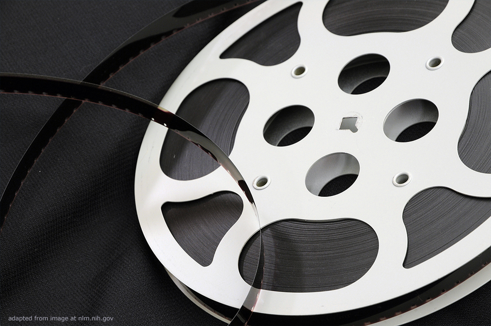 Reel of Film, adapted from .gov image