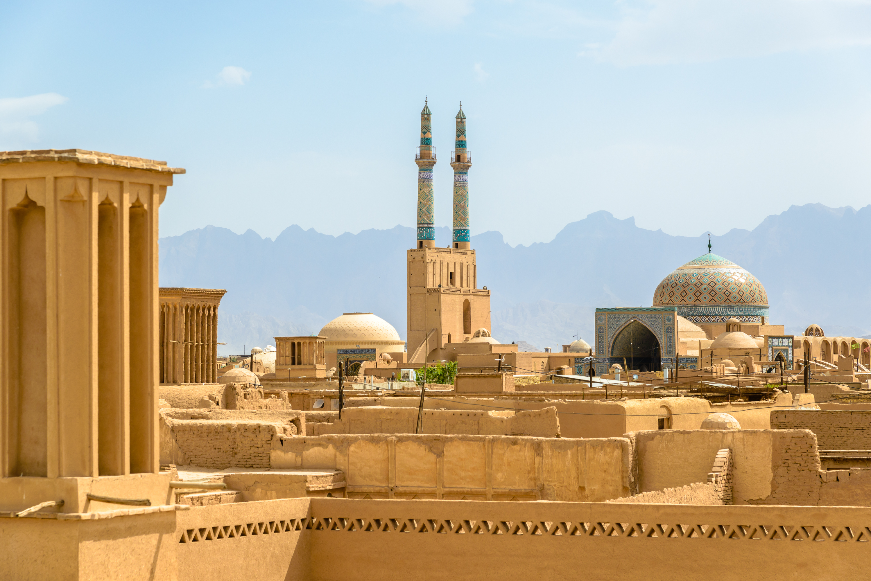 File Photo of Historic Persian City of Yazd in Iran, adapted from state.gov image