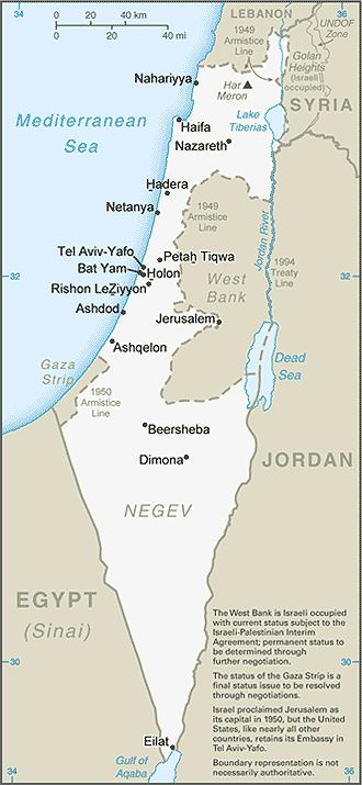 Israel Map