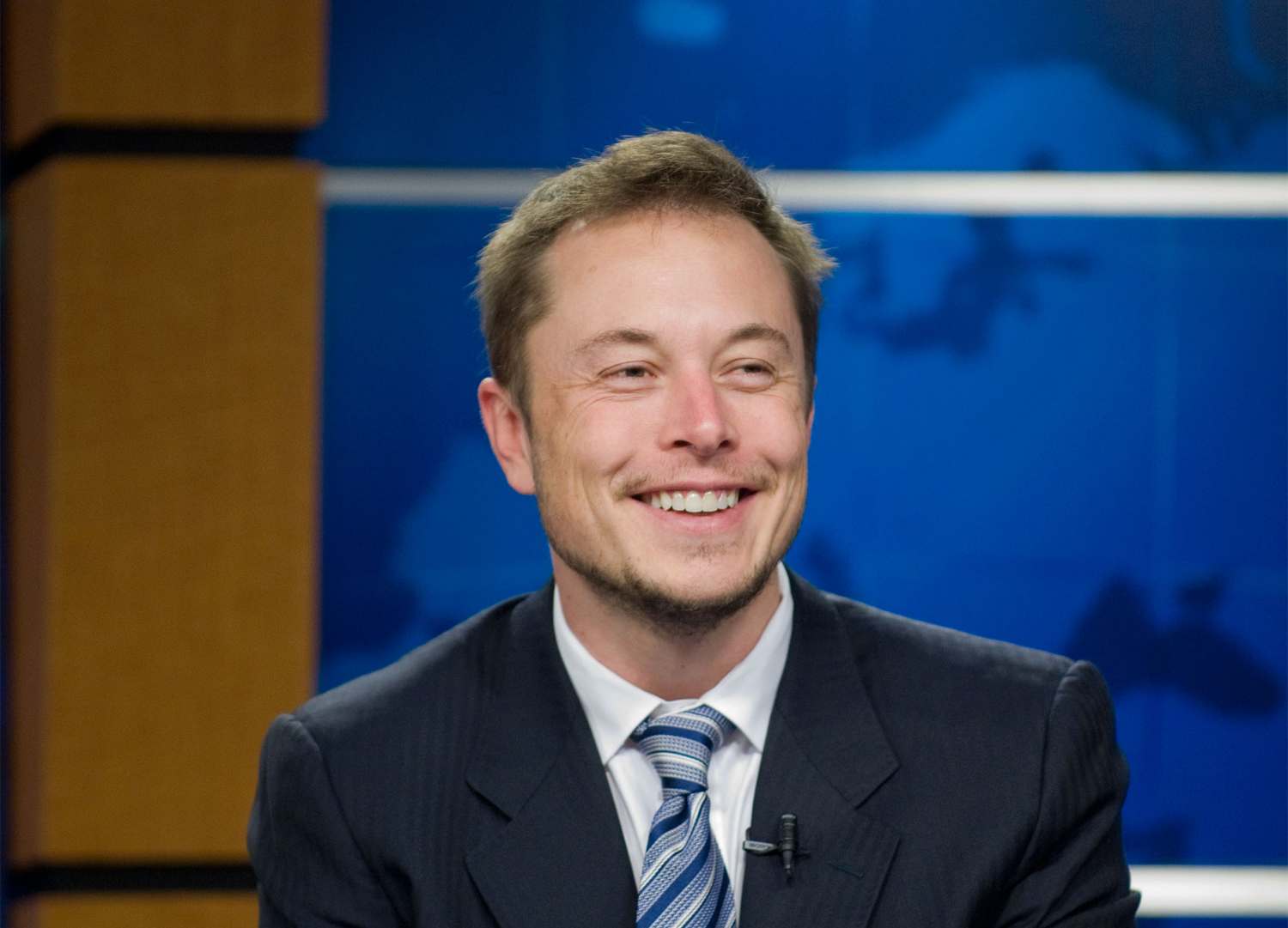 Elon Musk file photo adapted from nasa.gov image