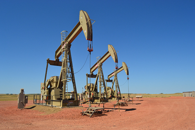 Oil Wells, adapted from image at usda.gov