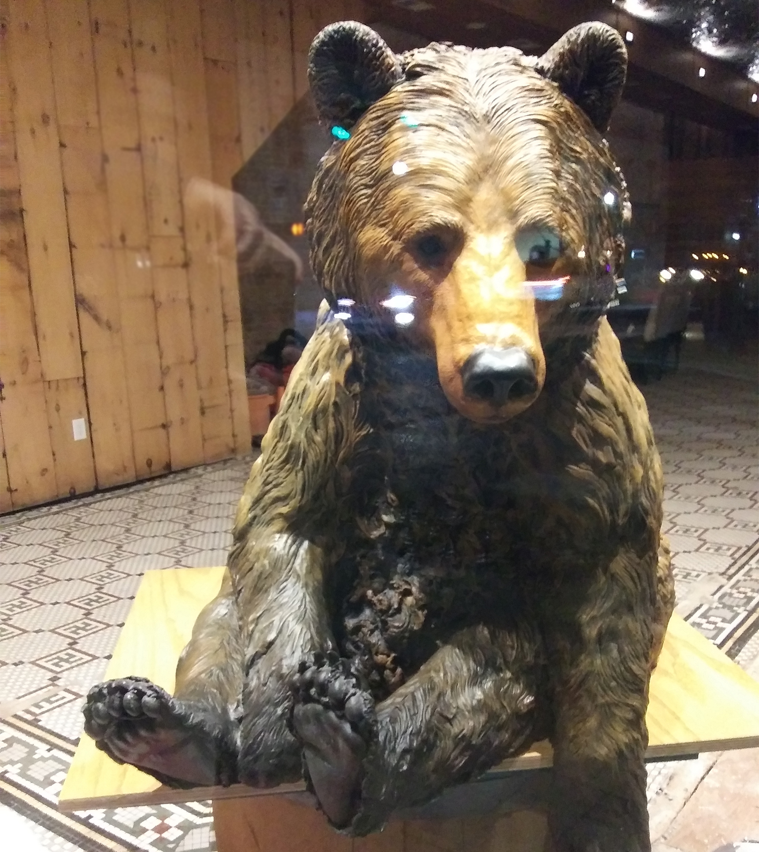 Swastika Flooring and Bear